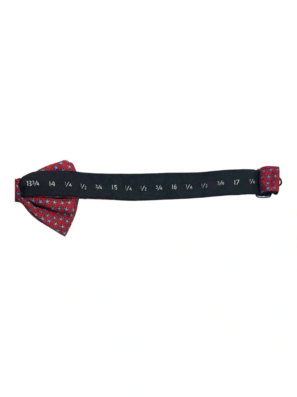 VINEYARD VINES  Bow Tie 100% Silk Red Blue Star Motif Patriotic American